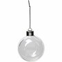 Glazen Ornamenten Transparant - DIY Glazen Ornamenten - Creatieve Decoratie Ballen - Glazen Decoratie voor Kerst - Ronde Glas Ornamenten Set - Diameter 5,9 cm - Hoogte 6,9 cm - 8 Stuks