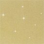 Glitterfolie - Goud - Zelfklevende Glanzende Folie - Prachtig Glittereffect - Voor Kaarten Maken, Cadeauverpakking, Scrapbooking & DIY Decoratie - 35 cm Breed - 2 Meter Rol