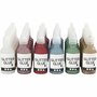 Glitterlijm - Lijm met glitter - Glitterlijm set - Glitter lijm voor knutselen - Assorti glitter lijm - 36x25 ml - 6 kleuren - Lijm voor kunstprojecten