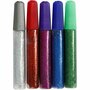 Glitterlijm, diverse kleuren, 5x10 ml/ 1 doos