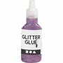 Glitterlijm, paars, 25 ml/ 1 fles