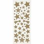 Glitterstickers - goud - sterren - 10x24 cm - 2 vel