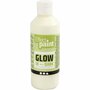 Acrylverf - Glow in the Dark Verf - Acrylverf Geel - Fluorescerende Lichtgevende Hobbyverf - Sneldrogende Verf - Voor Creatieve Schilderprojecten - 250 ml