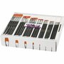 Gold Line Penselen - Set van 7 - Professionele Nylon Penselen met Houten Stelen - Maten 0, 2, 4, 8, 12, 16, 20 - Geschikt voor Acrylverf, Olieverf, Vernissen & DIY Schilderen