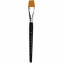 Gold Line penselen, afm 20, L: 21 cm, B: 24 mm, plat, 6 stuk
