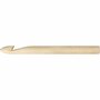 Haaknaald 20 - Grote Haaknaald van Berkenhout - Gelakt Hout - Lengte 23 cm - 1 Stuk