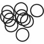 Haarelastiek - Zwarte Haaraccessoires - Elastieken Voor Haar - Diameter 45mm - Stevige Zwarte Haarbandjes - Set van 10 Stuks