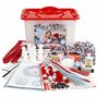 Hobbybox - Creatieve Knutselmaterialen Set - 34x24x20 cm - Inclusief Karton, Foam Clay, Lijm, Strijkkralen, Stickers, Ogen & Neuzen - Perfect voor Kinderknutselen & DIY Hobbyprojecten