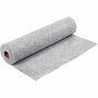 Vilt - Grijs Gemelleerd Hobbyvilt - DIY En Knutselprojecten - Rol Breedte 45cm - Dikte 1,5mm - Gewicht 180-200 Gram - Lengte 5 Meter - Voor Creatieve Toepassingen
