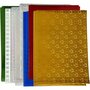 Holografische Papier - Metallic Papier - DIY Scrapbooking Papier - Knutselmateriaal Voor Decoratie - Diverse Kleuren - A4 Formaat - 21x29,7cm - 120gr - 80 Vellen
