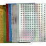 Holografisch Papier - A4 - Metallic Glanzend Papier Met Holografisch Effect - Ideaal Voor Knutselen, Kaarten & Scrapbooking - Enkelzijdig Bedrukt - 120g - 8 Vellen