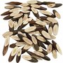 Hout Mix Set - DIY Decoratiemateriaal - 30 mm Grootte - Houten Schijven - 230 Gram