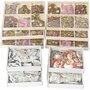 Houten Figuurtjes - Houten Decoraties - DIY Houten Figuuren - Houten Labels - Wintermotieven - 600 Stuks - Geverfd Hout - Diverse Designs