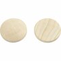 Houten knopen, d 25 mm, dikte 5 mm, 150 stuk/ 1 doos