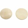 Houten knopen, d 30 mm, dikte 5 mm, 15 stuk