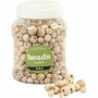 Houten Kralen - Set van Houten Kralen - DIY Hobby Kralen - Grote Kralen Voor Sieraden - Diameter 8+10+12+15mm - Gatgrootte 2-3mm - 400ml - 175 Gram - 1 Emmer