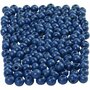 Houten Kralen - Blauwe Kralen - DIY Houten Kralen - Decoratieve Sieraden Kralen - Diameter 5mm - Gatgrootte 1,5mm - 6g - 150 Stuks