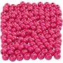 Houten kralen, roze, 150 stuk, d 5 mm, gatgrootte 1,5 mm, 6 gr/ 1 doos