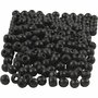 Houten Kralen - Zwart - Kleine Zwarte Houten Kralen - DIY Creatieve Sieraden - Diameter 5mm - Gatgrootte 1,5mm - 6g - 150 Stuks