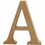 Houten letter A MDF 8 cm