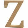 Houten letter Z MDF 8 cm