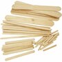 IJsstokjes 5,5-20 cm - B: 6-25 mm - 4250 Stuks - Berkenhout - Assorti Maten - DIY Knutselprojecten