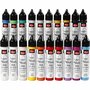 Kaarsversierpen, diverse kleuren, 20x28 ml/ 1 doos