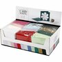 Kaarten En Enveloppen - Kaartenset - DIY - Kaarten Maken - Assortiment Van 12 Kleuren - Kaart: 15,2x15,2 cm 230 Gram - Envelop: 16x16 cm 120 Gram - 12x10 Sets