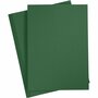 Karton - Hobbykarton - Groen - Dennegroen - DIY - Knutselen - A4 - 21x29,7cm - 180 grams - Creotime - 20 vellen