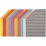 Karton - Diverse Kleuren - Met Patronen - A4 - 250 grams - Colortime - 20 vellen