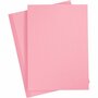 Karton - donkerroze - A4 - 21x29,7cm - 210 grams - 10 vellen
