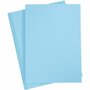 Karton - Hobbykarton - Blauw - Hemelsblauw - DIY - Knutselen - A4 - 21x29,7cm - 180 grams - Creotime - 20 vellen