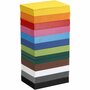 Karton 180 Grams - 12 Verschillende Kleuren A6 Karton - Hobbykarton - Stevig Papier - A6 Papier 180 grams - Knutselpapier Knutselkarton - A6 - 10,5x14,8cm - 1200 vellen