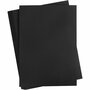 Zwart Karton 180 Grams - A2 Zwart Karton - Hobbykarton - Stevig Papier - A2 Papier 180 grams - Tekenpapier Knutselkarton - 42x60 cm - A2 - 100 Vellen
