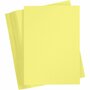 Geel Karton 180 Grams - Geel A4 Karton - Hobbykarton - Stevig Papier - Geel A4 Papier 180 grams - Knutselpapier Knutselkarton - Kanariegeel - 21x29,7 cm - A4 - 100 Vellen
