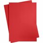 Rood Karton 180 Grams - Rood A2 Karton - Hobbykarton - Stevig Rood Papier - A2 Rood Papier 180 grams - Knutselpapier Knutselkarton - 42 x 60 cm - A2 - 10 Vellen