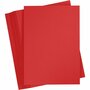Rood Karton 180 Grams - Rood A4 Karton - Hobbykarton - Stevig Papier - Rood A4 Papier 180 grams - Knutselpapier Knutselkarton - Kerstrood - 21x29,7 cm - A4 - 100 Vellen