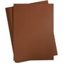 Bruin Karton 180 Grams - Bruin A2 Karton - Hobbykarton - Stevig Bruin Papier - A2 Bruin Papier 180 grams - Knutselpapier Knutselkarton - Koffiebruin - 42 x 60 cm - A2 - 100 Vellen