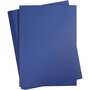 Blauw Karton 180 Grams - Blauw A2 Karton - Hobbykarton - Stevig Blauw Papier - A2 Blauw Papier 180 grams - Knutselpapier Knutselkarton - Middernachtblauw - 42 x 60 cm - A2 - 100 Vellen
