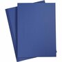Blauw Karton 180 Grams - Blauw A4 Karton - Hobbykarton - Stevig Papier - Blauw A4 Papier 180 grams - Knutselpapier Knutselkarton - Middernachtblauw - 21x29,7 cm - A4 - 20 Vellen