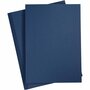 Karton Blauw - DIY Knutselkarton - Sterk & Veelzijdig Papier - Geschikt Voor Hobbyprojecten, Kaarten & Decoratie - A4 Formaat - 21x29,7 cm, 10 Vellen
