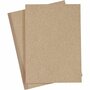 Karton Naturel - A4 Knutselkarton - Stevig Creatief Papier Voor DIY Projecten - Ideaal Voor Scrapbooking & Decoratie - 21x29,7 cm - 220 Grams, 10 Vellen