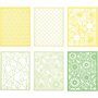 Kartonblok A6 104x146 mm - 200 Gr - 24 Stuks - Kleuren Assorti - DIY Kaarten Maken - Creatief Knutselen