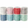 Katoenkoord - Waxed Koord - Off-White - DIY Decoratief Koord - Hobby Koord Voor Macrame - Creatief Koord Voor Haken - Diameter 1mm - Lengte 40m - 1 Rol
