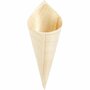 Kegel - Kegelvorm Grenen Hout voor Knutselprojecten - DIY Kegel Hout - Kegelvormige Decoratie - Kegel Lijf voor Hobbydecoratie - 12,7x5 cm - 12 Stuks