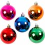 Kerstballen - Sterke Kleuren - Kerstversiering - Decoratieve Ballen - Feestdecoratie - Boomdecoratie - Diameter 6cm - 20 Stuks