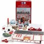 DIY Kersthuis Knutselset - Complete Creatieve Set met Foam, Silk Clay, Glitterlijm & Houten Onderdelen - Perfect voor Kinderen & Hobbyisten - Inclusief Instructies