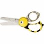 Kinderschaar - Veilig Kinder Knutsel Schaar - Dierenmotief - DIY Creatieve Schaar Voor Knutselprojecten - Bij Motief - Perfect Voor Papierknippen - Lengte 13 cm - Bladlengte 5 cm - Fiskars - 1 Stuk