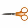 Precisie Schaar - Oranje Schaar - DIY Gedetailleerd Knippen - Creatieve Hobby Schaar - Lengte 13cm - Fiskars Precisie Gereedschap - 1 Stuk