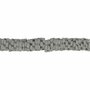 Klei kralen, grijs, d 5-6 mm, gatgrootte 2 mm, 145 stuk/ 1 doos
